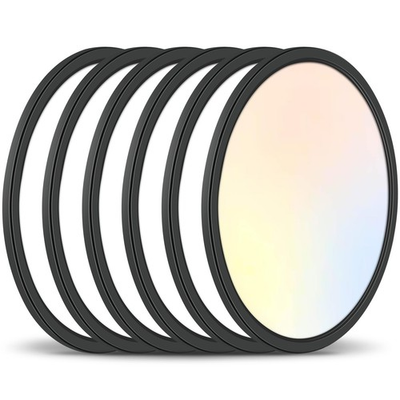 #ad 6 Pack 12Inch LED Ceiling Lights Flush Mount Black 3200LM Dimmable Ceiling L... $93.75