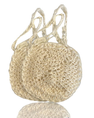 Natural Organic. Handmade Sisal Loofah Shower. (1X Pack) Luffa ليفة حمام عربية 