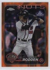 2024 Topps Pro Debut Chrome Orange Lava Refractor 11/25 Brock Rodden 1dm4