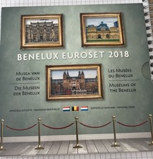 Benelux Euroset 2018 - Museums (3x8 Coins) BU