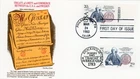 1983 US Sweden Treaty of Amity Joint FDC # 2036 & Sweden # 1453 KMC