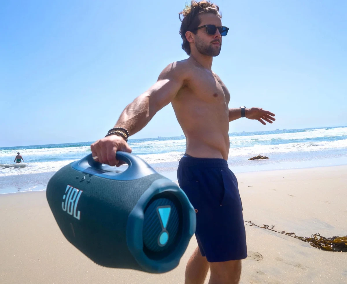 JBL Boombox 4 Bluetooth Lautsprecher, Blau JBLBOOMBOX4BLUEP Neu