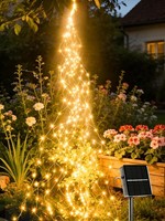Solar Lichterkette Garten LED Wasserdicht Kupferdraht AußEn Deko 8 Modi 1M 100