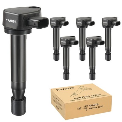 NPAUTO Ignition Coil Pack Set of 6 V6 3.0L 3.2L 3.5L Used for Honda Acura
