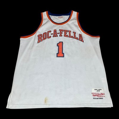 Vintage RARE Mitchell Ness Jay-Z Retirement Jersey Roc-A-Fella
