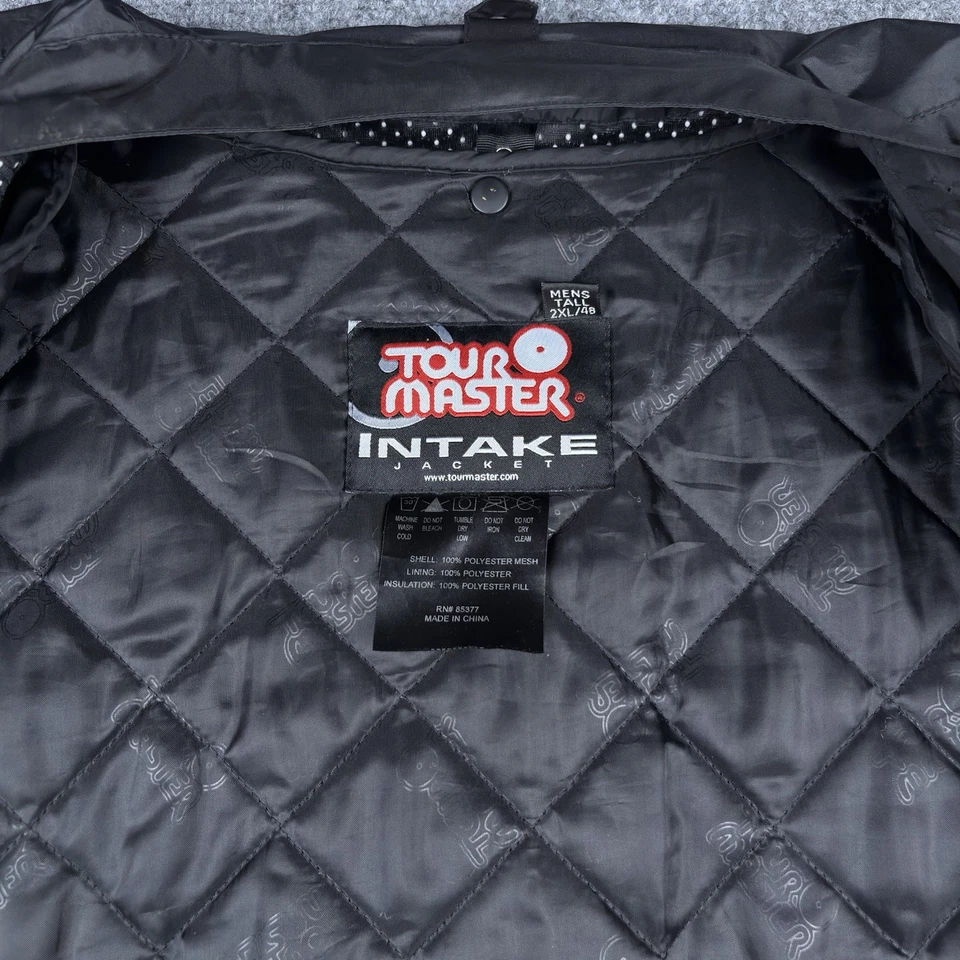 Tour Master Intake 2 3 Jacket Thermal Quilted Liner Men’s 2XL Tall Black - Image 3 of 4