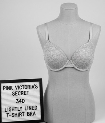 PINK Victoria's Secret 34D Bra Heather Gray Wear Everywhere T