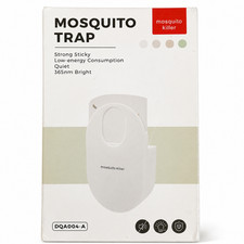 Plug In Mosquito Fly Trap 365nm UV Sticky Indoor Bug Catcher DQA004-A White