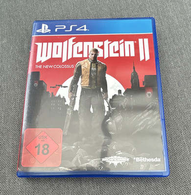Wolfenstein II: The New Colossus (PS4, 2017) USK 18 PAL Handbuch