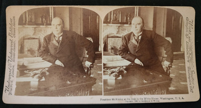 President McKinley at His Desk in the White House 1898 #196
