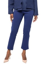 DG2 by Diane Gilman Women's Comfort Ponte Knit Slim Ankle Pant Ocean