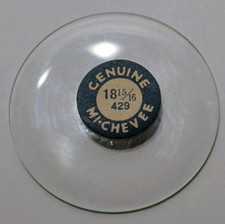 NOS GLASS POCKET WATCH CRYSTAL WATCHMAKER SIZE 18 15/16 REPLACEMENT PART 429