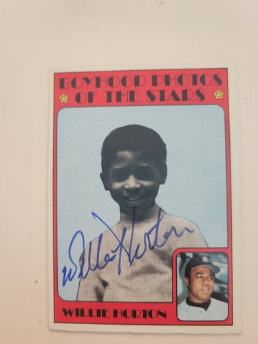 (1) Al Kaline & (3) Willie Horton Autographed Cards - Picture 5 of 5
