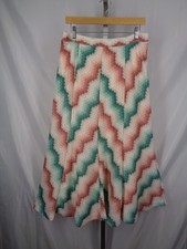 Maeve Anthropologie Chevron Knit Midi Skirt Size Large