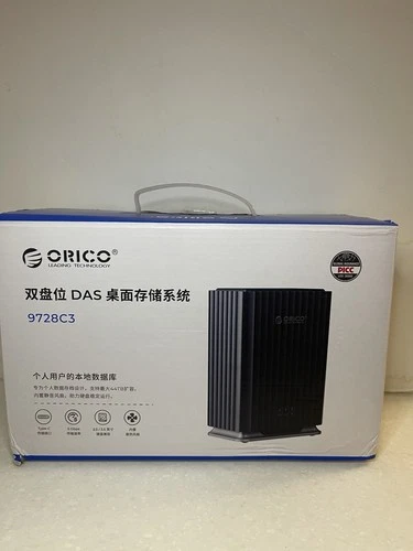 ORICO 9728C3 2 Bay Hard Drive Enclosure USB C Plug and Play DAS Storage 44 TB