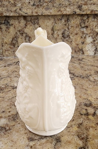 Belleek Bacchus Mask Creamer, 3rd Mark 1926-1946 Black 4.5 in. - Picture 2 of 7