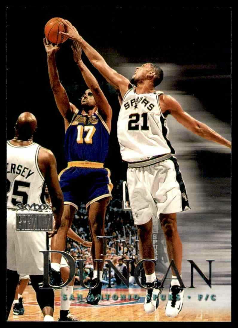 1999-00 Skybox Premium Tim Duncan-2 San Antonio Spurs #56