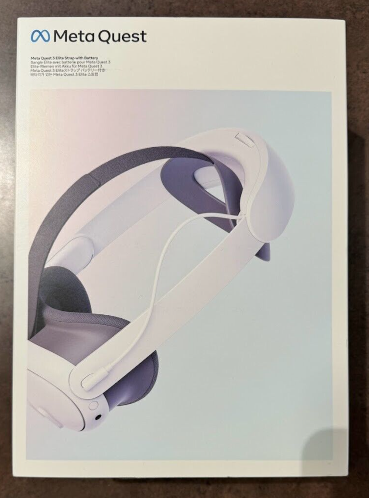  Quest 3 VR 128GB+Elite strap+磁石アダプタ Meta Quest 3 128GB VR Headset - White - Including Quest 3