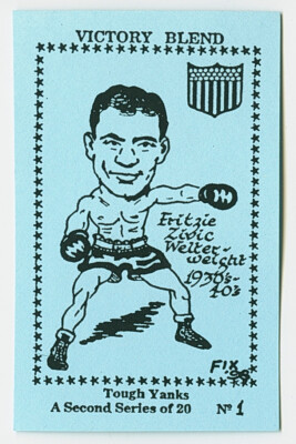 1996 FRITZIE ZIVIC Victory Blend (Rover 1984) TOUGH YANKS Series 2 Boxing Card
