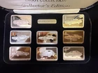 Rare Collector’s Set: 8‑Piece Lincoln Mark Classic Designs .999 Fine Silver