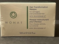 NIB Monat Hair Transformation Masque with Rejuveniqe S - Full Size 124ml 4.2 oz
