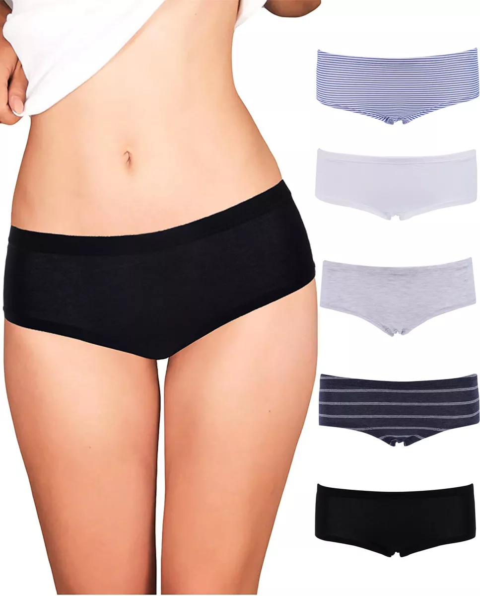 Women Seamless Boyshorts Panties Boxer Brief Underwear | S M L XL | Lot of  5-10