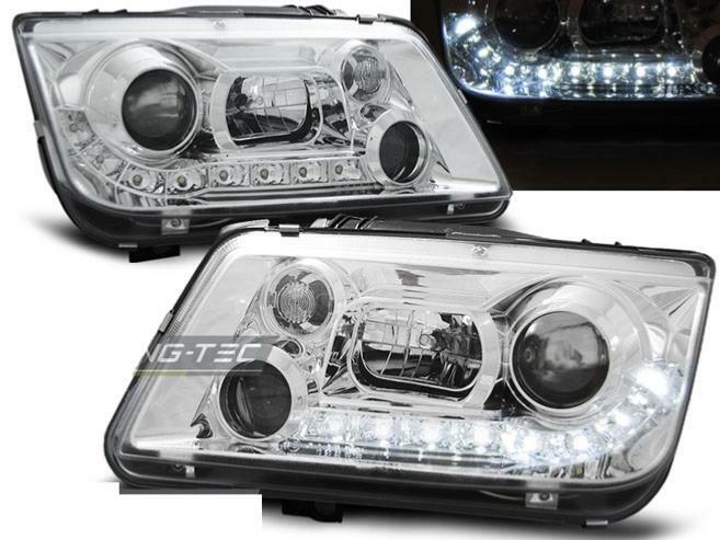 Feux VW Bora 98-05 daylight LED chrome à faisceau large