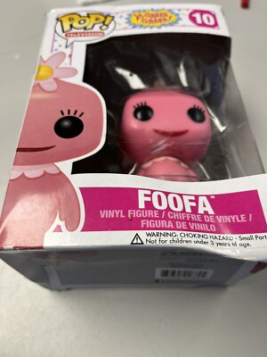Funko Pop! Yo Gabba Gabba! #10 Foofa Vinyl Figure Pink HTF 2012