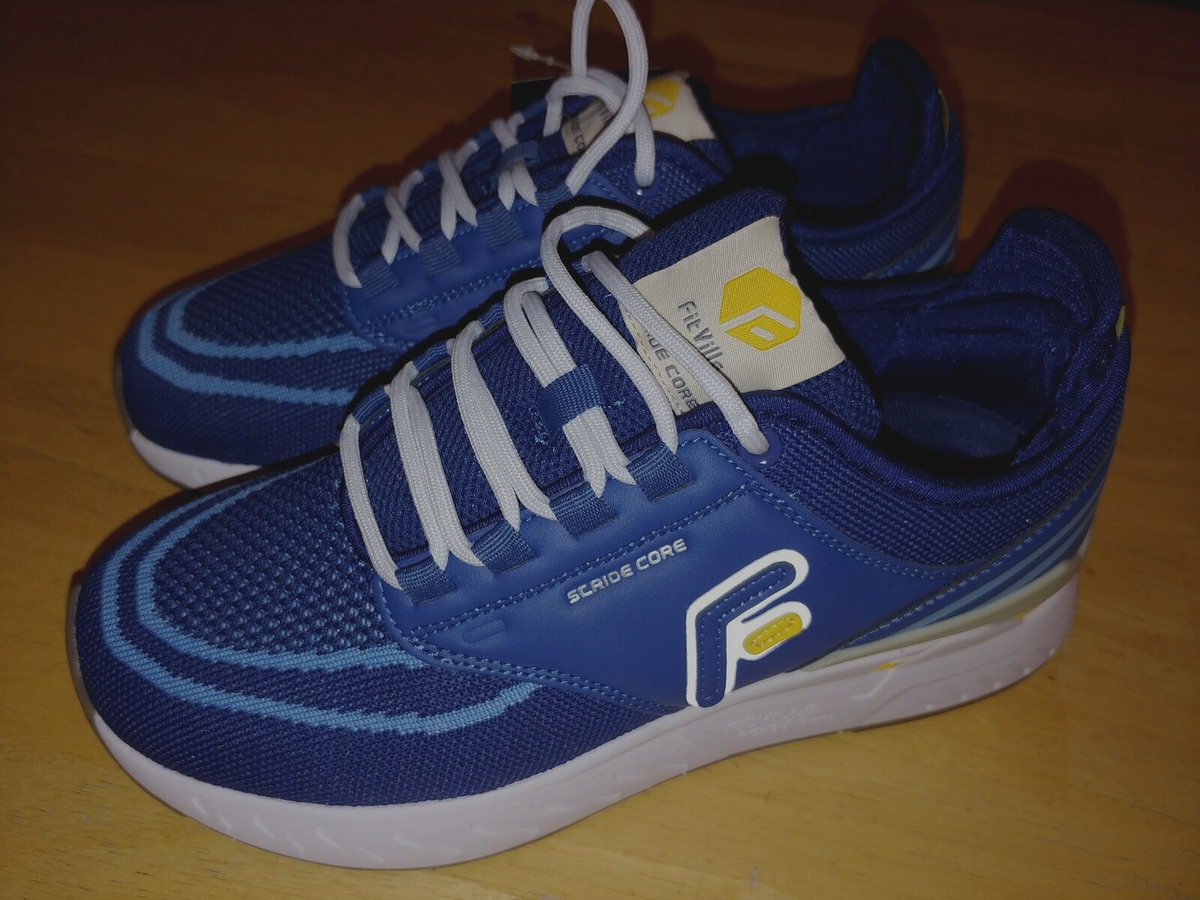 FITVILLE SCRIDE CORE BLUE COMFY RUNNING SHOES-W(8.5EW)/MEN 
