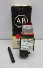 Allen Bradley 800MR-QB24RA Ser D 24V Extended Red Lens Push Button Illuminated