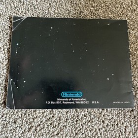 Vtg 1985 Golf Instruction Booklet Manual Only Nintendo NES