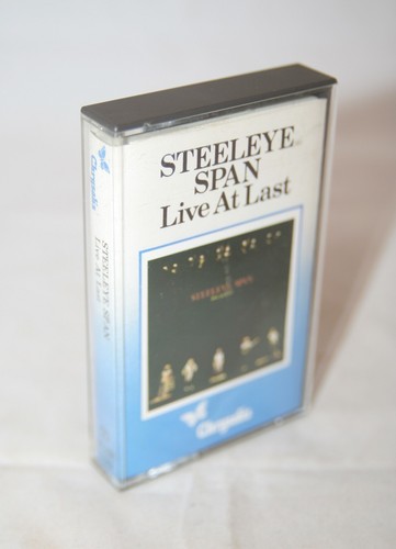 Vintage 'Steeleye Span - Live At Last' Cassette Tape 1978 Chrysalis ZCHR 1199  - Afbeelding 1 van 5