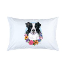 Border Collie Micro Fiber Pillowcase