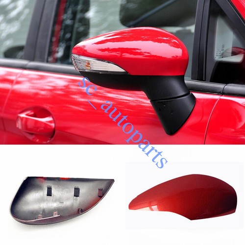 20112017 For Ford Fiesta Red Right Side Mirror Cover With Turn Signal