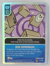 Topps 2009 - Box Dimension - Foil Power Card - Club Penguin Card Jitsu TCG (EX)