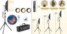 Kit de iluminaci n para fotograf a Softbox, kit de iluminaci n profesional.neuvo