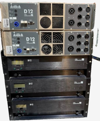 (1) D&B Audiotechnik D12 Power Amp With NL8 (True Heart Sound)