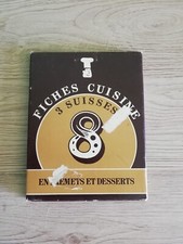 Fiches cuisine - entremets et desserts, 3 suisses