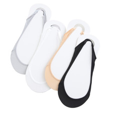 Sponge Cushion Half Palm Suspender Socks Woman Silicone Non-slip Solid Color