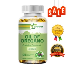 Oregano Oil Premium Formula 4000mg Organic Extract 120 Capsules Immune Support