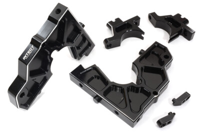 Precision Black CNC Machined Rear Bulkhead Upgrade for 1/5 DBXL-E 2.0 4WD