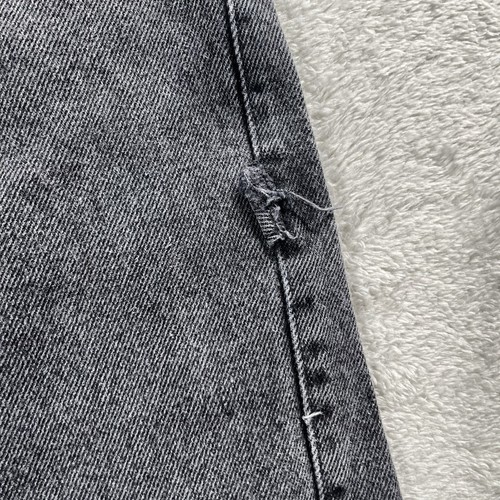 Scatter Brain Jeans Black Denim Super Baggy Wide Leg Y2K Patches Size 36x30 XXL - Picture 4 of 15