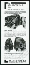 1958 Hasselblad 500C 500 C camera 2 photo vintage print ad