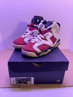Nike Air Jordan 6 Retro (GS) Carmine '2021' 384665 106 Size 5 | eBay