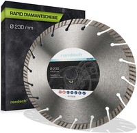Turbo Diamanttrennscheibe 230 Beton Granit Stein Uvm. Diamant Trennscheibe 230Mm