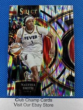 2024 #119 Nalyssa Smith Panini Select WNBA Premier Silver Flash Prizm Fever