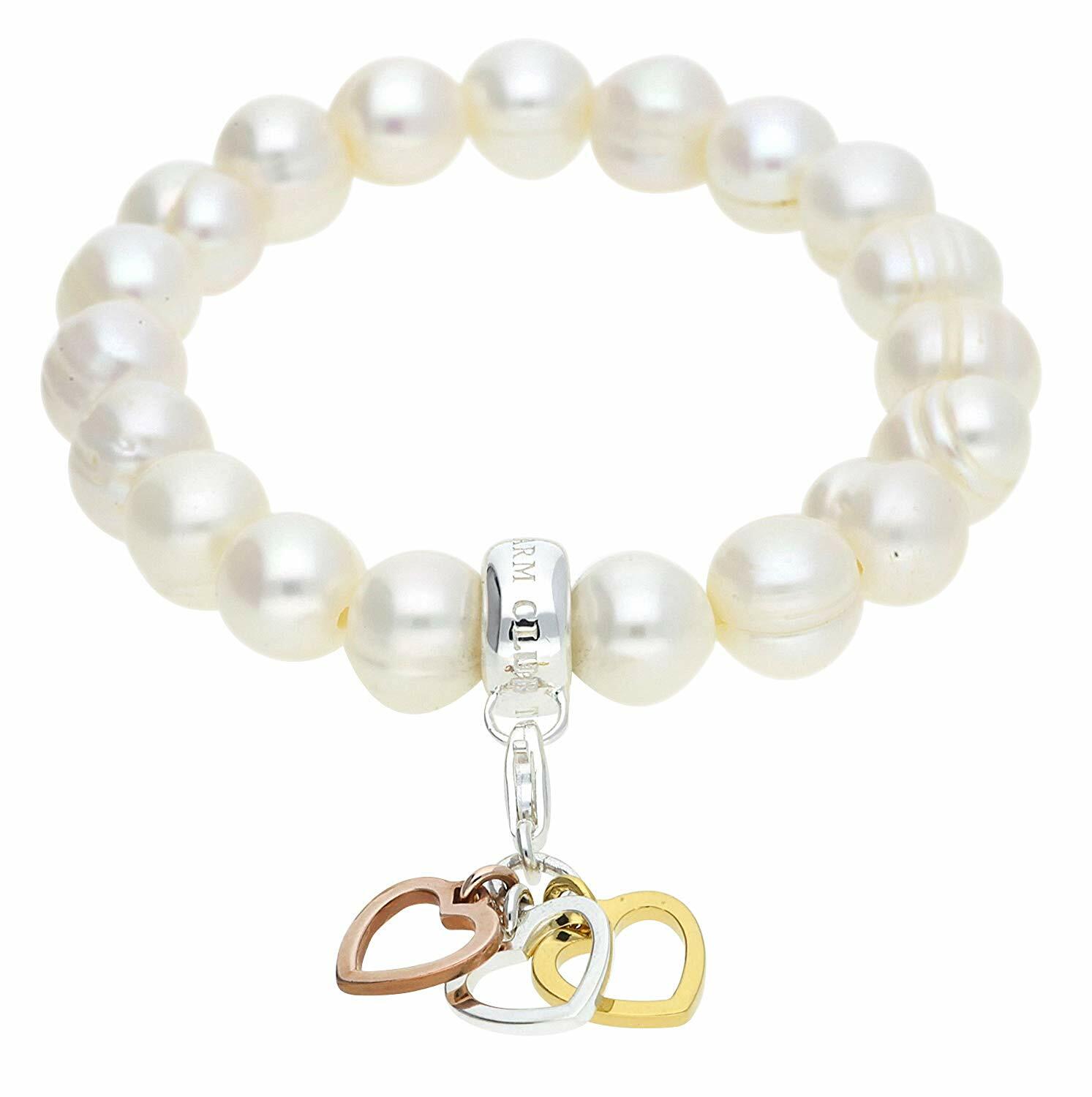 Bracelet Thomas Sabo argent avec perle blanche, idée cadeau d'anniversaire