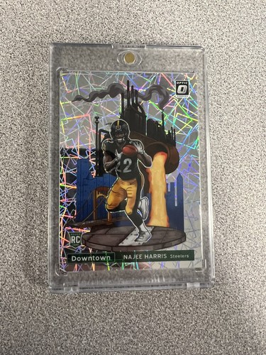 Najee Harris 2021 Donruss Optic Football Downtown DT 20 Steelers Rookie 
