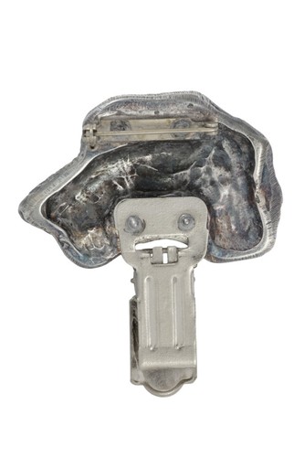 Lévrier irlandais, Clips couvert d’argent, qualité supérieure, Art Dog FR - Bild 3 von 8