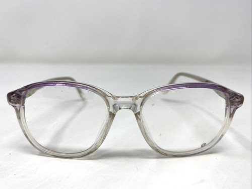 Vintage Highland 450 BLUE 46-16-120 Blue Crystal Full Rim Eyeglasses Frame ZJ03